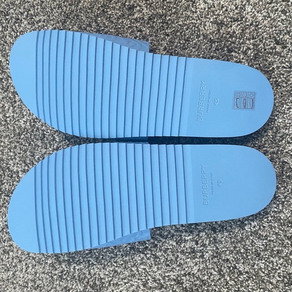 Burberry TB Monogram Blue Slides Men’s Sandal - Picture 4 of 4